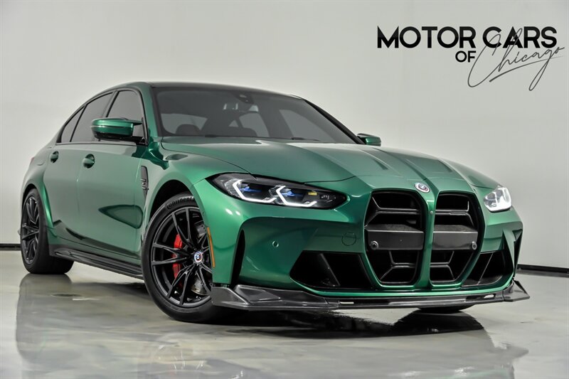 Isle of Man Green Metallic 2023 BMW M3 Competition RWD Sedan Rear-Wheel Drive Automatic