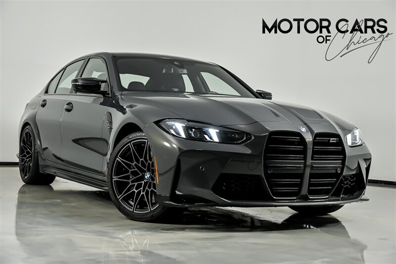 Gray (Dravit Grey Metallic) 2025 BMW M3 Sedan All-Wheel Drive Automatic