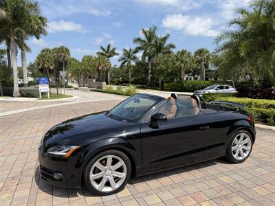 2008 Audi TT 2.0T  CONVERTIBLE !!WOW 50K MILES !! BASEBALL STITCH AMBER LEATHER INTERIOR!! RARE !! CARFAX !!954-902-9298 MATT. - Photo 25 - Pompano Beach, FL 33069