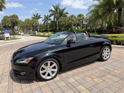 2008 Audi TT 2.0T  CONVERTIBLE !!WOW 50K MILES !! BASEBALL STITCH AMBER LEATHER INTERIOR!! RARE !! CARFAX !!954-902-9298 MATT. - Photo 4 - Pompano Beach, FL 33069
