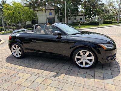 2008 Audi TT 2.0T  CONVERTIBLE !!WOW 50K MILES !! BASEBALL STITCH AMBER LEATHER INTERIOR!! RARE !! CARFAX !!954-902-9298 MATT. - Photo 1 - Pompano Beach, FL 33069