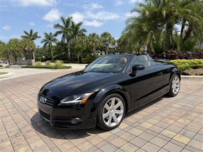2008 Audi TT 2.0T  CONVERTIBLE !!WOW 50K MILES !! BASEBALL STITCH AMBER LEATHER INTERIOR!! RARE !! CARFAX !!954-902-9298 MATT. - Photo 2 - Pompano Beach, FL 33069