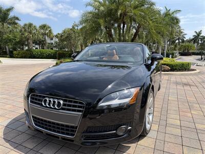 2008 Audi TT 2.0T  CONVERTIBLE !!WOW 50K MILES !! BASEBALL STITCH AMBER LEATHER INTERIOR!! RARE !! CARFAX !!954-902-9298 MATT. - Photo 3 - Pompano Beach, FL 33069