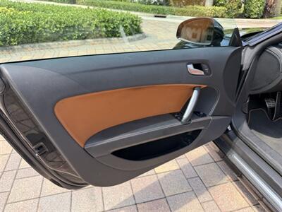 2008 Audi TT 2.0T  CONVERTIBLE !!WOW 50K MILES !! BASEBALL STITCH AMBER LEATHER INTERIOR!! RARE !! CARFAX !!954-902-9298 MATT. - Photo 36 - Pompano Beach, FL 33069