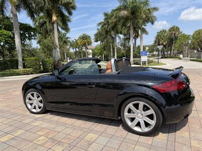 2008 Audi TT 2.0T  CONVERTIBLE !!WOW 50K MILES !! BASEBALL STITCH AMBER LEATHER INTERIOR!! RARE !! CARFAX !!954-902-9298 MATT. - Photo 14 - Pompano Beach, FL 33069