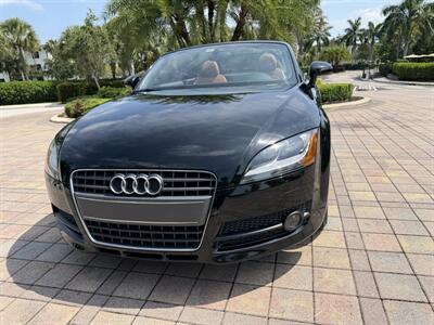 2008 Audi TT 2.0T  CONVERTIBLE !!WOW 50K MILES !! BASEBALL STITCH AMBER LEATHER INTERIOR!! RARE !! CARFAX !!954-902-9298 MATT. - Photo 18 - Pompano Beach, FL 33069