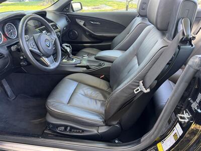 2008 BMW 650i CONVERTIBLE !! ONLY 44K MILES !!! GARAGE KEPT !! TRIPLE BLK !!2 OWNERS !! CLEAN CARFAX !! - Photo 22 - Pompano Beach, FL 33069