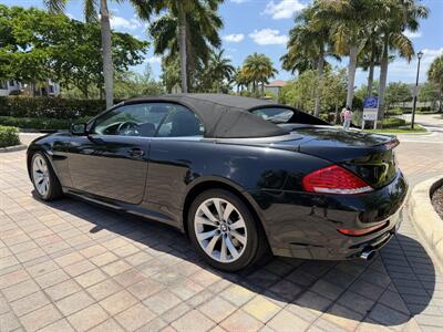 2008 BMW 650i CONVERTIBLE !! ONLY 44K MILES !!! GARAGE KEPT !! TRIPLE BLK !!2 OWNERS !! CLEAN CARFAX !! - Photo 5 - Pompano Beach, FL 33069