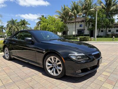 2008 BMW 650i CONVERTIBLE !! ONLY 44K MILES !!! GARAGE KEPT !! TRIPLE BLK !!2 OWNERS !! CLEAN CARFAX !! - Photo 4 - Pompano Beach, FL 33069