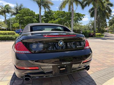 2008 BMW 650i CONVERTIBLE !! ONLY 44K MILES !!! GARAGE KEPT !! TRIPLE BLK !!2 OWNERS !! CLEAN CARFAX !! - Photo 39 - Pompano Beach, FL 33069