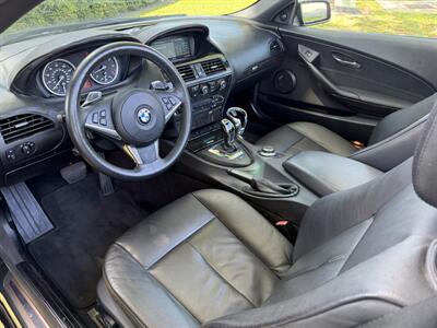2008 BMW 650i CONVERTIBLE !! ONLY 44K MILES !!! GARAGE KEPT !! TRIPLE BLK !!2 OWNERS !! CLEAN CARFAX !! - Photo 20 - Pompano Beach, FL 33069