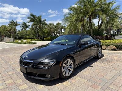 2008 BMW 650i CONVERTIBLE !! ONLY 44K MILES !!! GARAGE KEPT !! TRIPLE BLK !!2 OWNERS !! CLEAN CARFAX !! - Photo 2 - Pompano Beach, FL 33069
