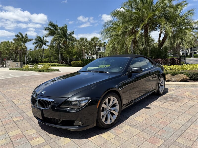 2008 BMW 650i  CONVERTIBLE !! ONLY 44K MILES !!!  GARAGE KEPT !! TRIPLE BLK !!2 OWNERS !! CLEAN CARFAX !!