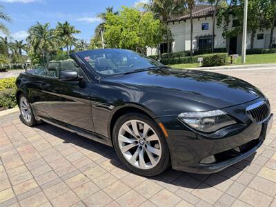 2008 BMW 650i CONVERTIBLE !! ONLY 44K MILES !!! GARAGE KEPT !! TRIPLE BLK !!2 OWNERS !! CLEAN CARFAX !! - Photo 11 - Pompano Beach, FL 33069