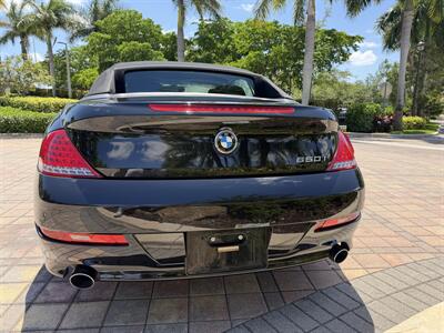 2008 BMW 650i CONVERTIBLE !! ONLY 44K MILES !!! GARAGE KEPT !! TRIPLE BLK !!2 OWNERS !! CLEAN CARFAX !! - Photo 8 - Pompano Beach, FL 33069