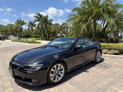 2008 BMW 650i CONVERTIBLE !! ONLY 44K MILES !!! GARAGE KEPT !! TRIPLE BLK !!2 OWNERS !! CLEAN CARFAX !! - Photo 10 - Pompano Beach, FL 33069