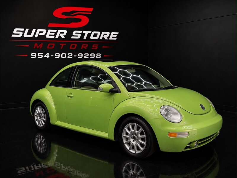 2005 Volkswagen Beetle GLS  WOW !! SUPER LOW MILES 75K !! RARE COLOR !! HARD TO FIND IT COUPE!! 954-902-9298 - Photo 1 - Pompano Beach, FL 33069