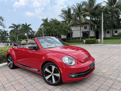 2013 Volkswagen Beetle Convertible Turbo PZEV WOW !!! FENDER EDITION !!! LOW MILES !!! CARFAX !! - Photo 45 - Pompano Beach, FL 33069