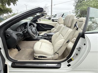 2008 BMW 650i  CONVERTIBLE !! 50K MILES !!  SPORT PKG !! HEAD UP DISPLAY !  954-902-9298 !! - Photo 77 - Pompano Beach, FL 33069