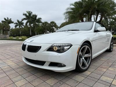 2008 BMW 650i  CONVERTIBLE !! 50K MILES !!  SPORT PKG !! HEAD UP DISPLAY !  954-902-9298 !! - Photo 2 - Pompano Beach, FL 33069