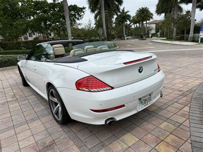 2008 BMW 650i  CONVERTIBLE !! 50K MILES !!  SPORT PKG !! HEAD UP DISPLAY !  954-902-9298 !! - Photo 10 - Pompano Beach, FL 33069