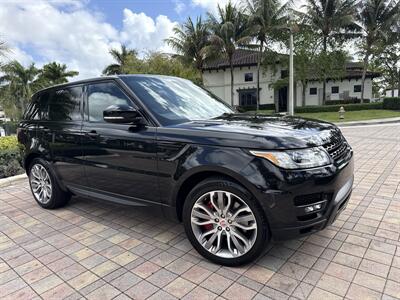 2014 Land Rover Range Rover Sport Autobiography  SUPER LOW MILES 77K !! SUPERCHARGED   AUTOBIOGRAPHY DYNAMIC !! BLACK ON BLACK !!510HP!! - Photo 12 - Pompano Beach, FL 33069
