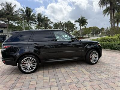 2014 Land Rover Range Rover Sport Autobiography  SUPER LOW MILES 77K !! SUPERCHARGED   AUTOBIOGRAPHY DYNAMIC !! BLACK ON BLACK !!510HP!! - Photo 17 - Pompano Beach, FL 33069