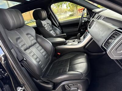 2014 Land Rover Range Rover Sport Autobiography  SUPER LOW MILES 77K !! SUPERCHARGED   AUTOBIOGRAPHY DYNAMIC !! BLACK ON BLACK !!510HP!! - Photo 40 - Pompano Beach, FL 33069