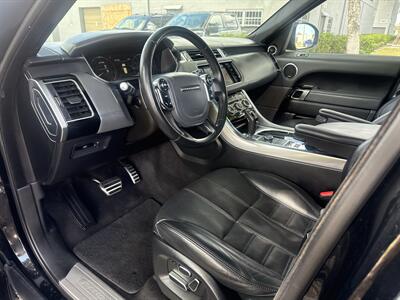 2014 Land Rover Range Rover Sport Autobiography  SUPER LOW MILES 77K !! SUPERCHARGED   AUTOBIOGRAPHY DYNAMIC !! BLACK ON BLACK !!510HP!! - Photo 50 - Pompano Beach, FL 33069