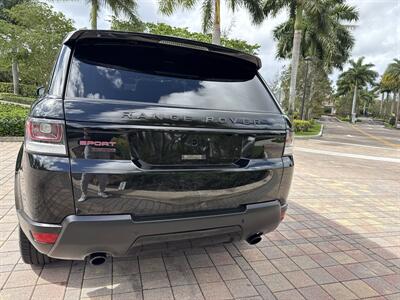 2014 Land Rover Range Rover Sport Autobiography  SUPER LOW MILES 77K !! SUPERCHARGED   AUTOBIOGRAPHY DYNAMIC !! BLACK ON BLACK !!510HP!! - Photo 23 - Pompano Beach, FL 33069