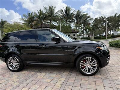 2014 Land Rover Range Rover Sport Autobiography  SUPER LOW MILES 77K !! SUPERCHARGED   AUTOBIOGRAPHY DYNAMIC !! BLACK ON BLACK !!510HP!! - Photo 16 - Pompano Beach, FL 33069