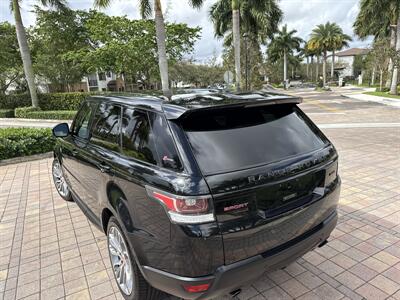 2014 Land Rover Range Rover Sport Autobiography  SUPER LOW MILES 77K !! SUPERCHARGED   AUTOBIOGRAPHY DYNAMIC !! BLACK ON BLACK !!510HP!! - Photo 26 - Pompano Beach, FL 33069