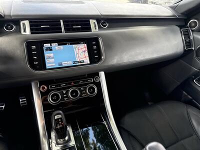 2014 Land Rover Range Rover Sport Autobiography  SUPER LOW MILES 77K !! SUPERCHARGED   AUTOBIOGRAPHY DYNAMIC !! BLACK ON BLACK !!510HP!! - Photo 35 - Pompano Beach, FL 33069
