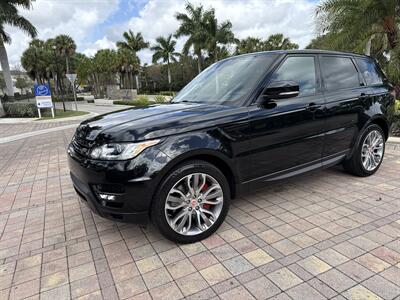 2014 Land Rover Range Rover Sport Autobiography  SUPER LOW MILES 77K !! SUPERCHARGED   AUTOBIOGRAPHY DYNAMIC !! BLACK ON BLACK !!510HP!! - Photo 4 - Pompano Beach, FL 33069