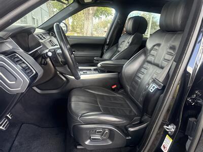 2014 Land Rover Range Rover Sport Autobiography  SUPER LOW MILES 77K !! SUPERCHARGED   AUTOBIOGRAPHY DYNAMIC !! BLACK ON BLACK !!510HP!! - Photo 21 - Pompano Beach, FL 33069