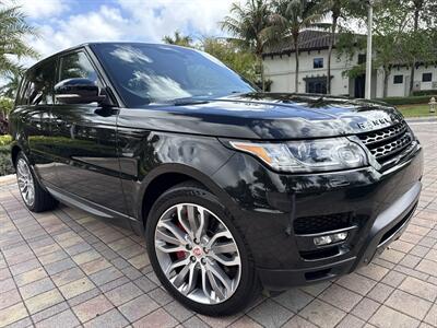 2014 Land Rover Range Rover Sport Autobiography  SUPER LOW MILES 77K !! SUPERCHARGED   AUTOBIOGRAPHY DYNAMIC !! BLACK ON BLACK !!510HP!! - Photo 1 - Pompano Beach, FL 33069