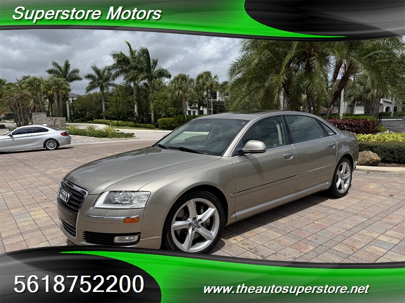 2008 Audi A8 L quattro  2008 AUDI A8L !!85K !! CLEAN CARFAX 33 SERVICE RECORDS !!WOW