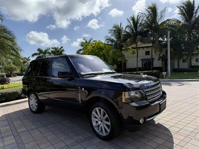 2012 Land Rover Range Rover Supercharged  WOW 77K MILES !! TV DVD !! NAVI A/C HTD SEATS !!CARFAX - Photo 4 - Pompano Beach, FL 33069