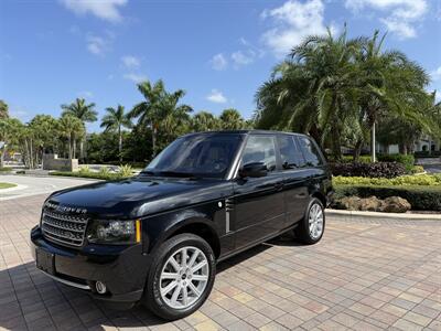 2012 Land Rover Range Rover Supercharged  WOW 77K MILES !! TV DVD !! NAVI A/C HTD SEATS !!CARFAX - Photo 3 - Pompano Beach, FL 33069