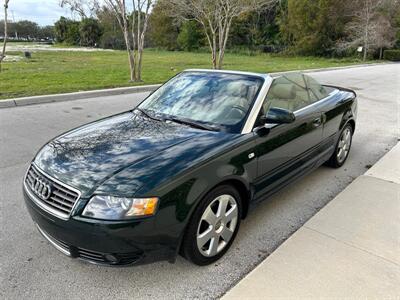 2004 Audi A4 1.8T  CONVERTIBLE !! WOW 41K !!  CLEAN CARFAX !! - Photo 9 - Pompano Beach, FL 33069