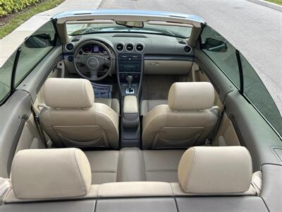 2004 Audi A4 1.8T  CONVERTIBLE !! WOW 41K !!  CLEAN CARFAX !! - Photo 11 - Pompano Beach, FL 33069