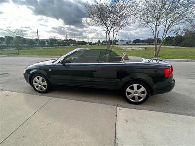 2004 Audi A4 1.8T  CONVERTIBLE !! WOW 41K !!  CLEAN CARFAX !! - Photo 24 - Pompano Beach, FL 33069