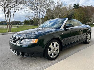 2004 Audi A4 1.8T  CONVERTIBLE !! WOW 41K !!  CLEAN CARFAX !! - Photo 23 - Pompano Beach, FL 33069