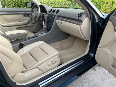 2004 Audi A4 1.8T  CONVERTIBLE !! WOW 41K !!  CLEAN CARFAX !! - Photo 6 - Pompano Beach, FL 33069