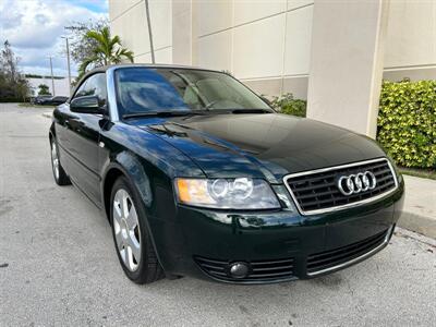 2004 Audi A4 1.8T  CONVERTIBLE !! WOW 41K !!  CLEAN CARFAX !! - Photo 21 - Pompano Beach, FL 33069