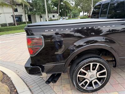 2010 Ford F-150 LIMITED  WOW !! HARLEY DAVDSON EDITION 4X4 !!! ONLY 100K MILES !!! 48 SERVICED RECORDS CARFAX !! SUNROOF !1 NAVIGATION !! - Photo 13 - Pompano Beach, FL 33069