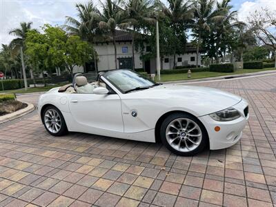 2005 BMW Z4 2.5i  CONVERTIBLE !! WOW ONLY 51K MILES !! POWER TOP !!HTD SEATS !! VIDEO !! 954-902-9298 . - Photo 3 - Pompano Beach, FL 33069