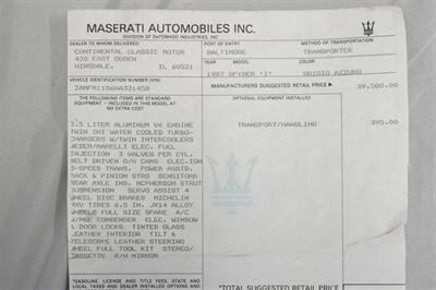 1987 Maserati Spyder   - Photo 52 - Van Nuys, CA 91402