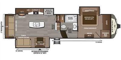 2016 Keystone Montana 3582RL - Photo 2 - Liberty, TX 77575