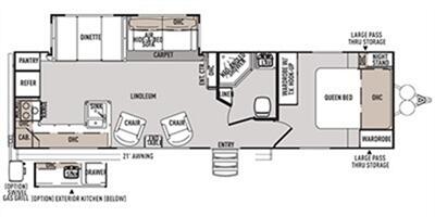 2014 Wildwood Heritage Glen 282RK   - Photo 1 - Liberty, TX 77575